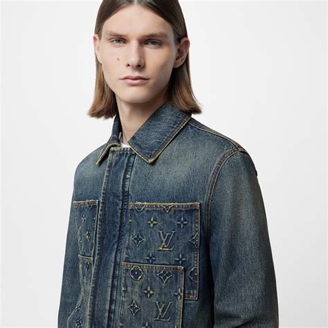 louis vuitton workwear denim jacket|louis vuitton denim jacket women's.